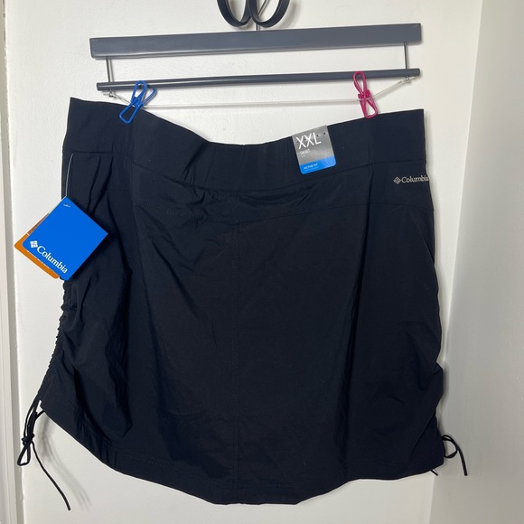 Columbia Black Skort Women’s Size XXL NWT Omni-Shade Drawstring Outdoor - Picture 8 of 8